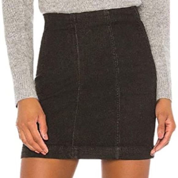 Modern Femme Denim Skirt - Picture 1 of 4